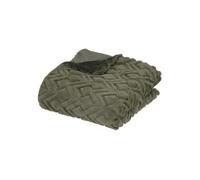 Atmosphera Créateur d'intérieur Plaid Mara imitation fourrure 120x160 cm Kaki G