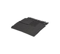 Créateur d'intérieur - Plaid Maille Deep Soul 130x180cm Gris Foncé
