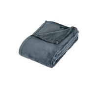 Plaid polaire microfibre - Orage - 125 x 150 cm Gris