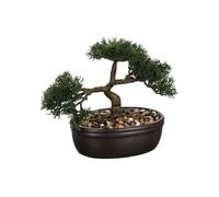 Créateur d'intérieur - Plante Artificielle en Pot Bonsai 23cm Vert