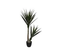 Créateur d'intérieur - Plante Artificielle en Pot "Yucca" 130cm Vert & Noir