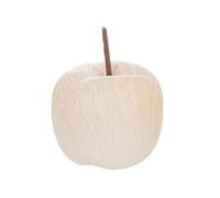Atmosphera - Pomme déco - céramique et Effet Bois - D9-5 cm