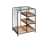 Atmosphera – Porte-bijoux Arty – Métal et bois 28 cm – Noir
