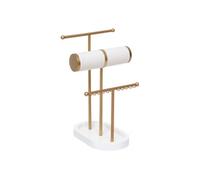 Atmosphera Porte-bijoux Wild en métal 31x20x20 cm Blanc