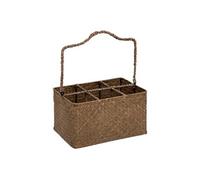 Atmosphera Créateur d'intérieur - Porte-Bouteilles 6 Emplacements "Floral" 37cm Marron G