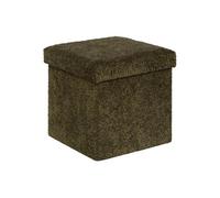 Créateur d'intérieur - Pouf Coffre Pliable "Soana" 38cm Kaki