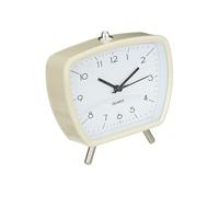 Atmosphera Créateur d'intérieur - Réveil Rétro Design "Cathy" 14cm Ivoire Beige G