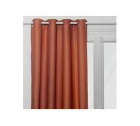 Atmosphera Créateur d'intérieur - Rideau Isolant à Œillets "Eliat" 140x260cm Terracotta