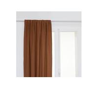Atmosphera Créateur d'intérieur - Rideau Nid d'Abeille "Widdy" 130x260cm Terracotta G