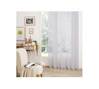 Voilage Étamine Gris 140 x 260