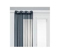 Atmosphera Créateur d'intérieur - Rideau Voilage Moly 135x240cm Bleu Égéen