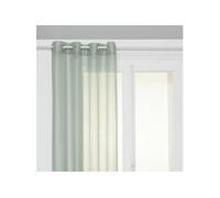 Atmosphera Créateur d'intérieur - Rideau Voilage Moly 135x240cm Vert Céladon Vert G