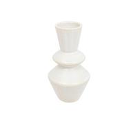 Atmosphera Créateur d'intérieur - Soliflore en Céramique "Soleya" 14cm Blanc Blanc