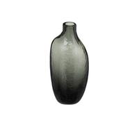 Atmosphera Créateur d'intérieur - Soliflore en Verre Design "Irrégulier" 19cm Gris Gris G