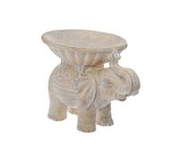 Atmosphera - Statue éléphant Niki - Blanc H30 cm