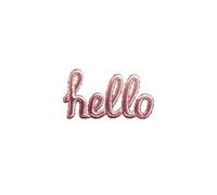 Créateur d'intérieur - Sticker Ballon "Hello" 22x40cm Rose