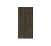 Atmosphera Créateur d'intérieur - Sticker Effet Pierre "Cary" 28x58cm Gris Foncé Gris