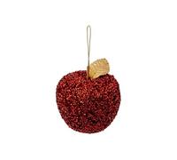 Créateur d'intérieur - Sujet de Noël avec Perles "Pomme" 9cm Rouge