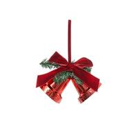 Créateur d'intérieur - Sujet de Noël Cloches "Noud" 20cm Rouge