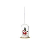 Atmosphera Créateur d'intérieur - Sujet de Noël "Père Noël Cloche" 10cm Blanc Blanc G
