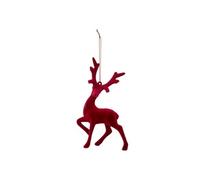 Créateur d'intérieur - Sujet de Noël "Renne" 16cm Rouge