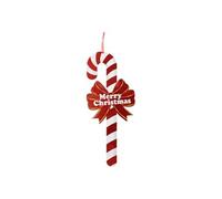 Atmosphera Créateur d'intérieur - Sujet de Noël "Sucre d'Orge XL" 56cm Rouge G