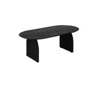 Table basse ""Isana"" 120x60cm noir - Atmosphera createur d'interieur
