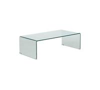 Atmosphera – Table basse Lenia – Verre transparent – 110x55x38 cm