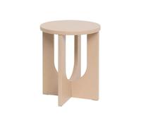 Atmosphera Créateur d'intérieur - Table d'Appoint Design "Bloom" 50cm Noisette Beige