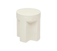 Atmosphera - Table d’appoint Kriz Ivoire 41x34x34cm