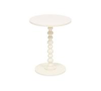 Atmosphera - Table d’appoint Alix Ivoire 50x38x38cm