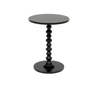 Atmosphera Créateur d'intérieur - Table d'Appoint Ronde "Alix" 50cm Noir Noir