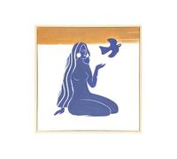 Créateur d'intérieur - Tableau Imprimé Déco Melody 45x45cm Bleu