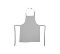 Atmosphera Créateur d'intérieur - Tablier de Cuisine Coton 80cm Gris Clair Gris G