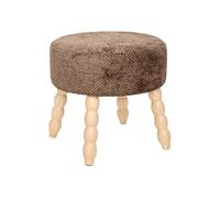 Tabouret d'Appoint Chenille "Spolo" 39cm Tonka