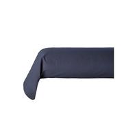 Atmosphera - Taie de traversin Carina 85x185cm Bleu Encre