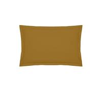 Atmosphera Créateur d'intérieur - Taie d'Oreiller Percale 50x70cm Mordoré Jaune G