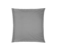 Créateur d'intérieur - Taie d'Oreiller "Percale" 63x63cm Gris