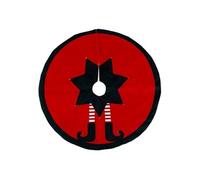 Créateur d'intérieur - Tapis de Sapin de Noël "Lutin" 90cm Rouge