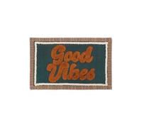 Atmosphera Tapis en coton Vintage 60x90 cm bleu canard