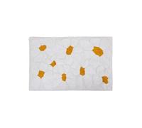 Atmosphera - Tapis déco tufté Daisy - 60 x 90 cm - Blanc G