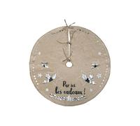 Atmosphera Créateur d'intérieur - Guirlande de Noël Rondins Laponie 100cm Naturel G