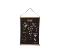 Créateur d'intérieur - Toile Murale Déco Midnight Garden 50x73cm Noir