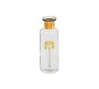 Atmosphera Créateur d'intérieur - Vase Bouteille Déco "Tropical Boudoir" 22cm Transparent Transparent G