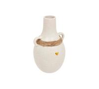 Créateur d'intérieur - Vase Déco avec Corde The Floral 22cm Blanc