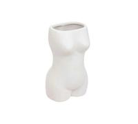 Créateur d'intérieur - Vase Design Corps "Soleya" 17cm Blanc