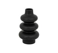 Atmosphera - Vase céramique Clothilde - Design en Dolomite - Noir 25 cm