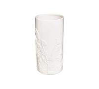 Atmosphera - Vase Mind en céramique effet 3D H25 cm Blanc
