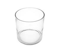Atmosphera – Vase en verre Cylindre H18 cm Transparent