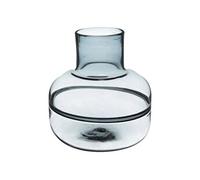 Vase Rond Déco "Line Shine" 24cm Gris
